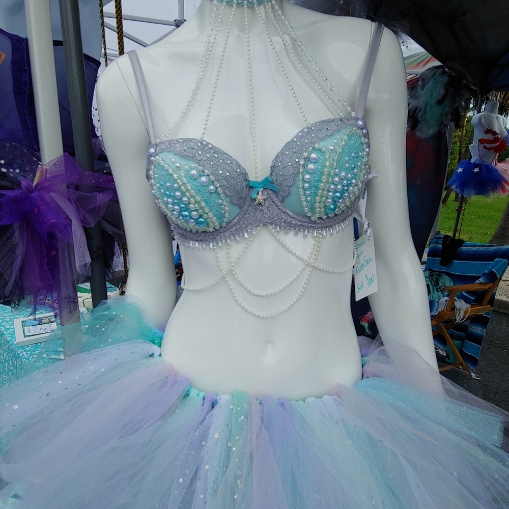 FantaSea Hi Low Tutu and bra top